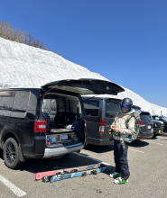 鳥海山BCスキー
