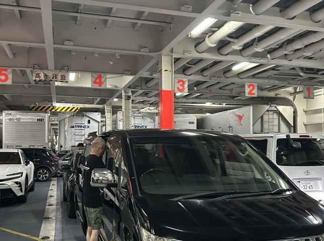 新潟港下船