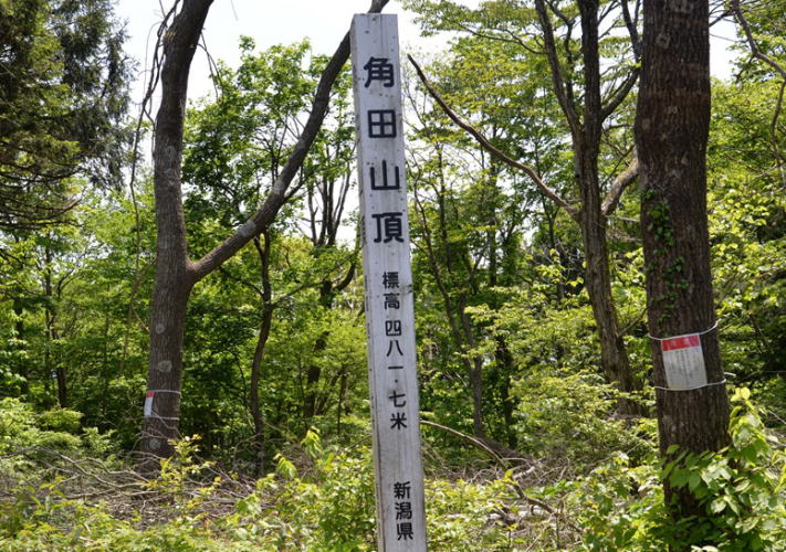 角田山山頂