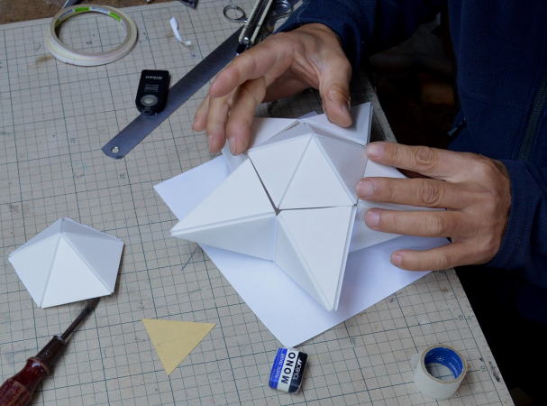五角錐のモデル