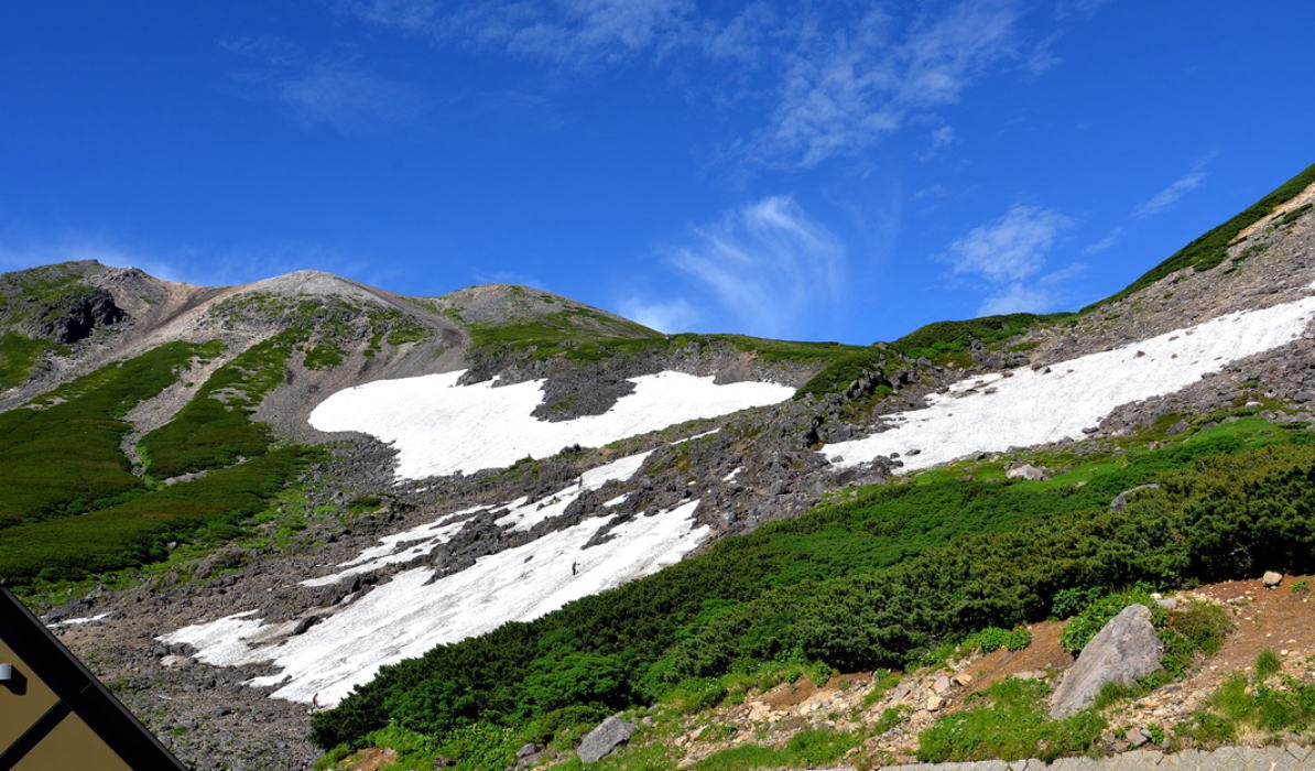 乗鞍岳大雪渓