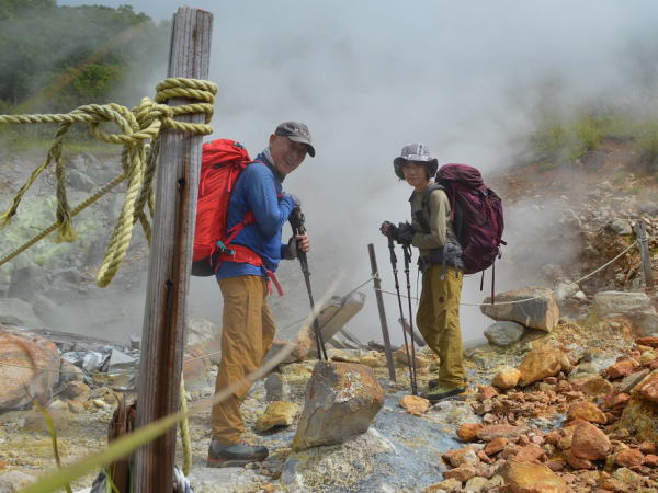 煙草屋旅館野天風呂の源泉