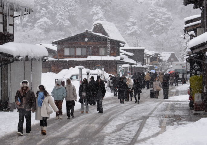 白川郷インバウンド