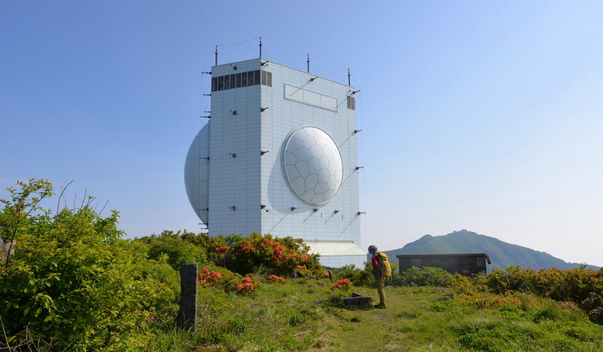 妙見山レーダー施設